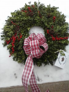 plaid bow