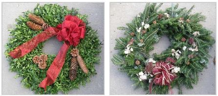 wreath-photos-for-web boxwood & fir wreaths