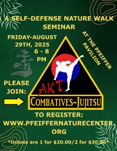AKT Self-Defense Nature Walk Seminar flyer