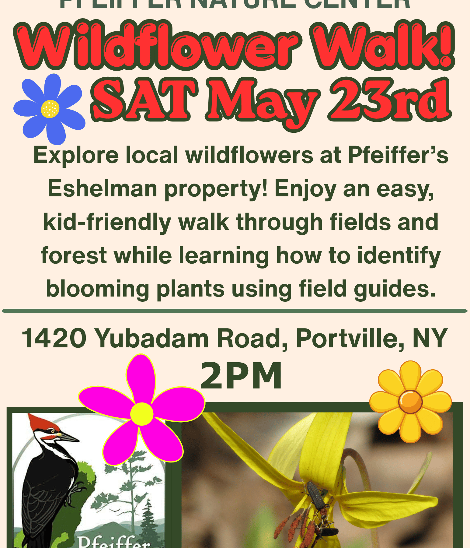 wildflower walk flyer